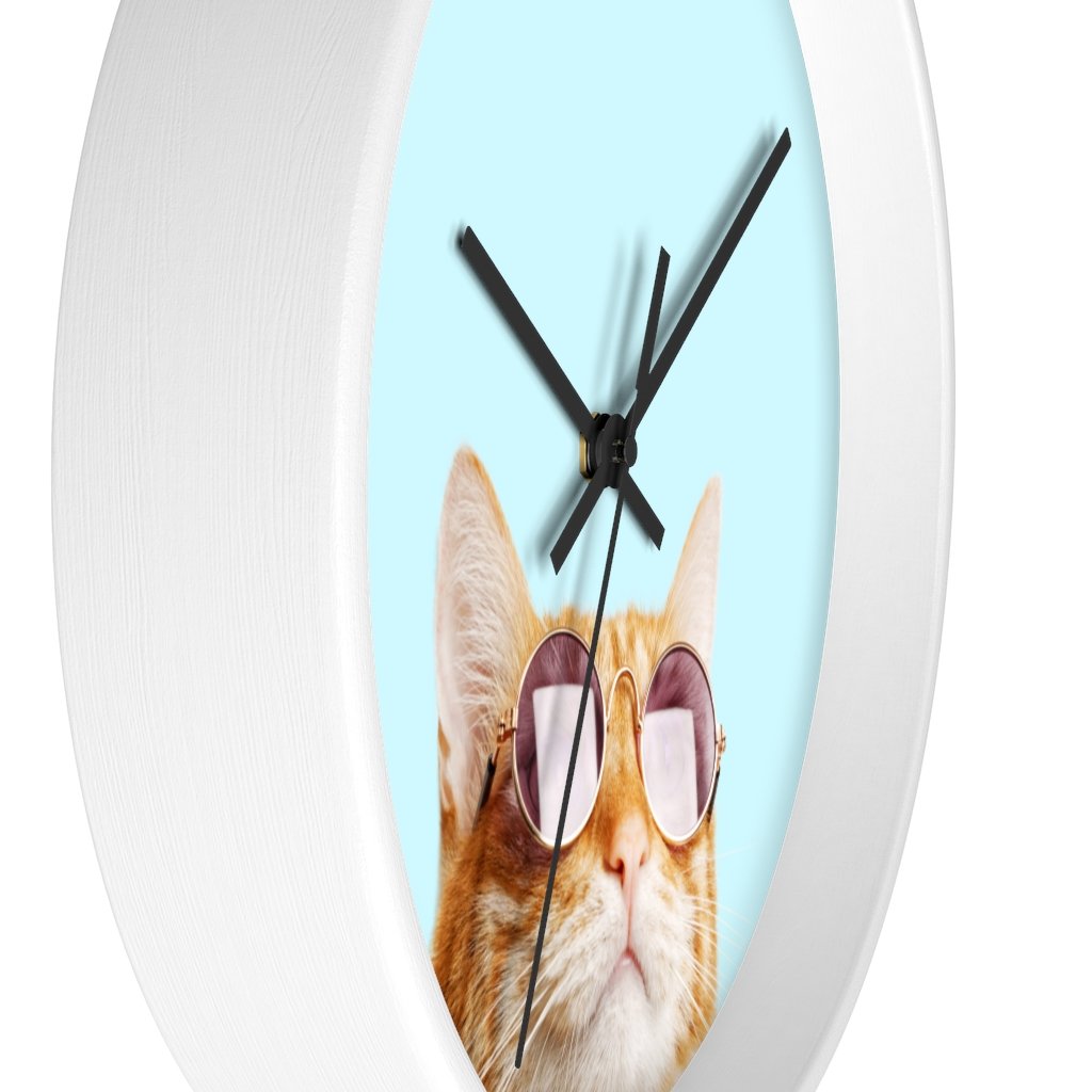 Cat is Alway's Right Modern Wall clock