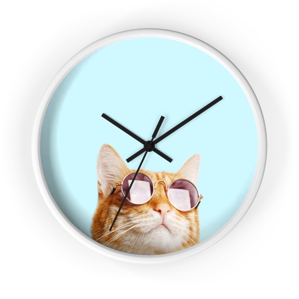 Cat is Alway's Right Modern Wall clock