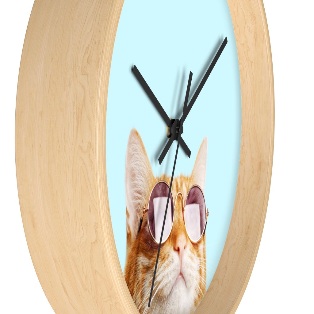 Cat is Alway's Right Modern Wall clock