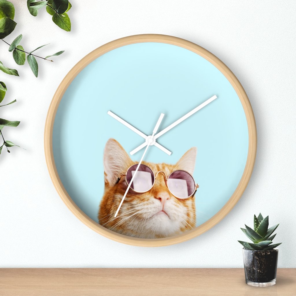 Cat is Alway's Right Modern Wall clock