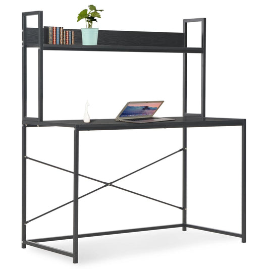 HomeHaven Lite Computer Desk Black 47.2"x23.6"x54.3"