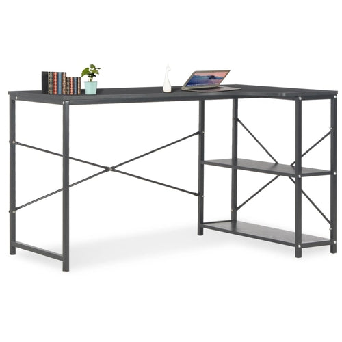 HomeHaven Lite Computer Desk Black 47.2"x23.6"x54.3"