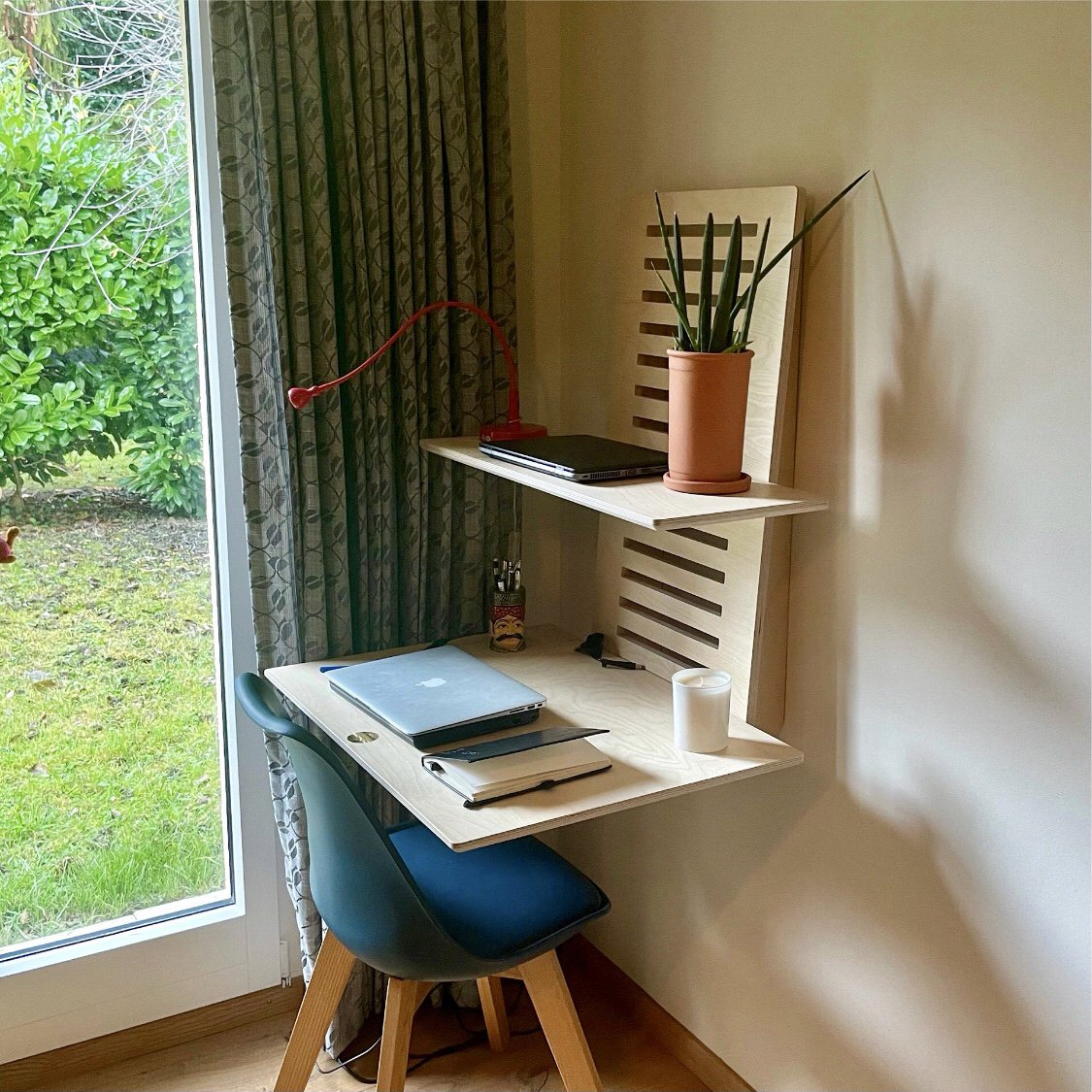 HomeHaven Standing Desk - Adjustable Wall-Mounted Standing Desk