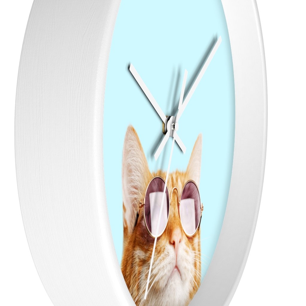 Cat is Alway's Right Modern Wall clock