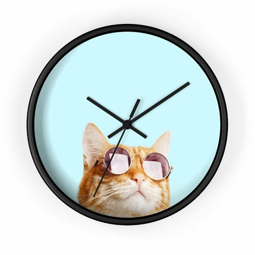 Cat is Alway's Right Modern Wall clock