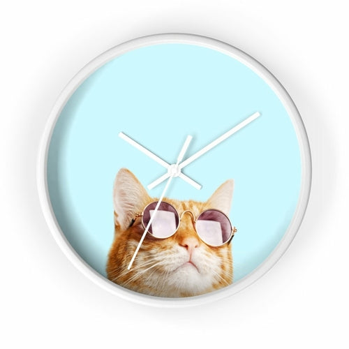 Cat is Alway's Right Modern Wall clock