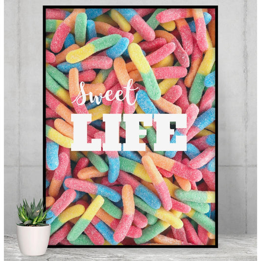 Sweet Life Gummy Candy Poster