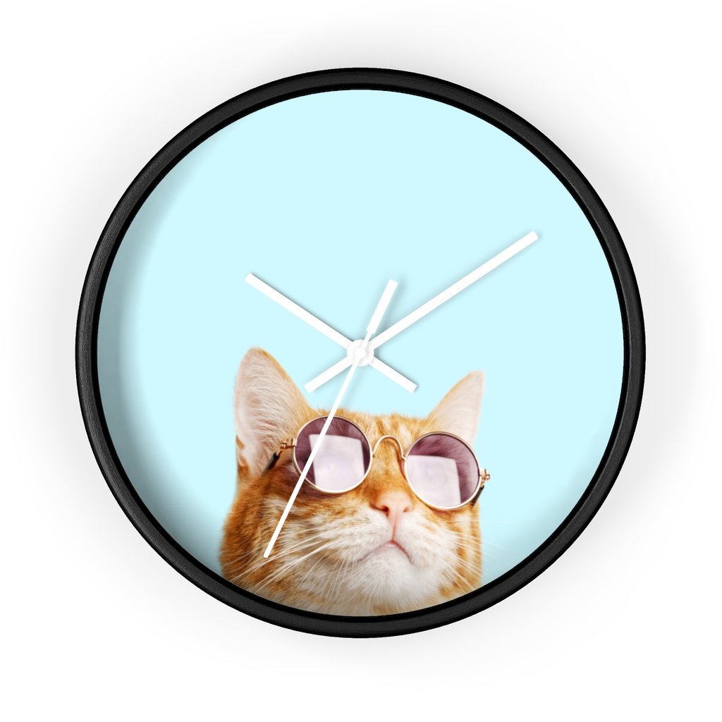 Cat is Alway's Right Modern Wall clock