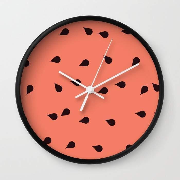 Scattered Watermelon Wall clock